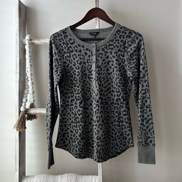 Lucky Brand Tops - NWT Lucky Brand Leopard Print Top
